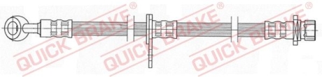 Гальмівний шланг QUICK BRAKE 59.904 (фото 1)