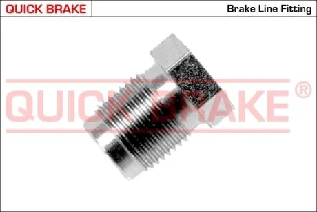 Соединитель трубки тормозной (M12x1/12x18/d=6.5) QUICK BRAKE BX