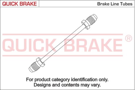 Трубка гальмівної системи QUICK BRAKE CU-0200TX-TXL