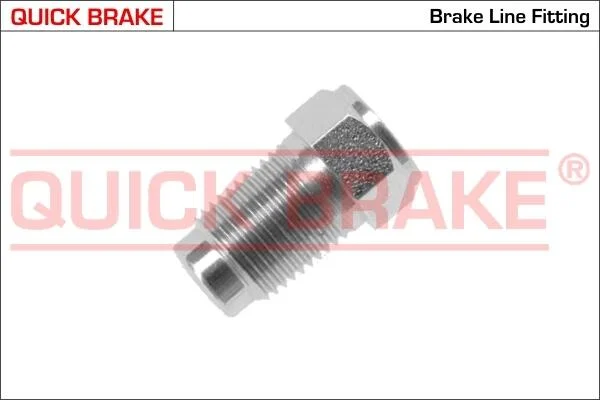Соединитель трубки тормозной (M12x23/d=5.0) QUICK BRAKE P (фото 1)