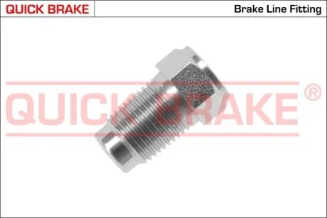 Соединитель трубки тормозной (M12x23/d=5.0) QUICK BRAKE P