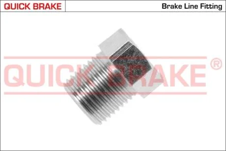 Соединитель трубки тормозной (7/16''x24/12x15.5/d=6.5) QUICK BRAKE PA