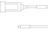 Датчик износа тормозных колодок QUICK BRAKE WS 0119 A (фото 1)