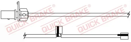 Датчик износа тормозных колодок (передних) Audi A6/A7 09- (К-кт 2 шт.) QUICK BRAKE WS 0379 A