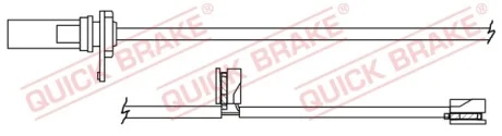 Датчик зносу гальмівних колодок (передніх) Audi A7/Q5 08- QUICK BRAKE WS 0384 A