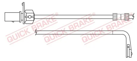 Датчик зносу,гальм.колодки QUICK BRAKE WS0391A