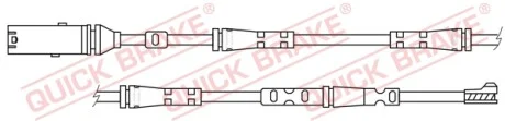 Датчик износа тормозных колодок (задних) BMW 5 (G30/F90)/7 (G11/G12) 15- (L=922mm) QUICK BRAKE WS 0417 A