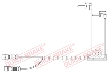 Датчик износа, тормоз. QUICK BRAKE WS0422A