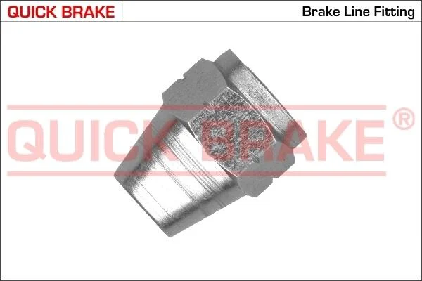 Соединитель трубки тормозной (M16x1.25/L=26mm/d=10.3mm) QUICK BRAKE ZG (фото 1)