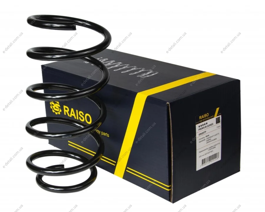 Пружина задня на Лачетті 03- (322*12,8*145,5) RAISO SR020TP (фото 1)