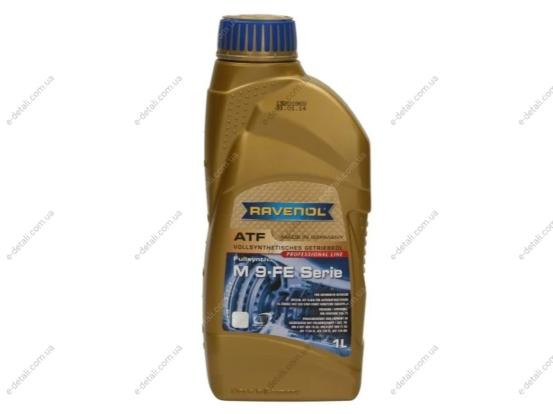 Трансмиссионное масло Ravenol ATF M 9-FE Serie синтетическое 1 л RAVENOL 1211127001 (фото 1)