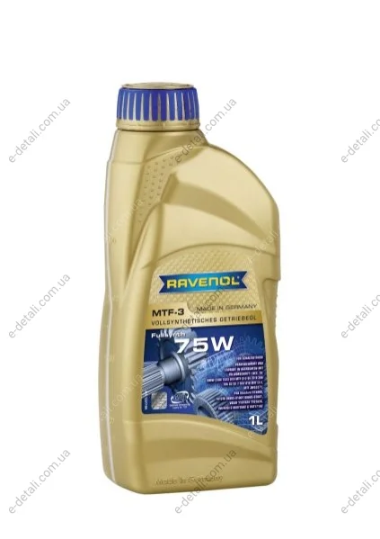 Трансмиссионное масло Ravenol MTF-3 75W синтетическое 1 л RAVENOL 1221104001 (фото 1)