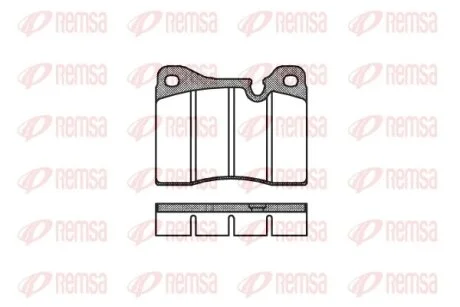 BMW датчик зносу гальмівних накладок пр. BMW 1 F20, 3 F30,4 F32 REMSA 001130