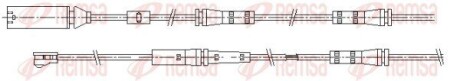 BMW датчик зносу задн. колодок G11 REMSA 001163