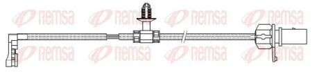 AUDI датчик зносу гальм колодок A4 16- REMSA 001166