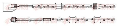 JAGUAR Датчик зносу гальм. XJ (X351) 3.0 SCV6 AWD REMSA 001177