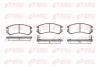 NISSAN колодки гальмівні передні SUNNY 1.6 B12 86-, SUZUKI SWIFT II Хетчбек (EA, MA) 1.3 GTi -01 REMSA 0219.02 (фото 1)