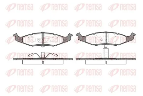 CHRYSLER Гальмівні колодки передні NEON (PL) 1.8 16V -99, DODGE REMSA 0477.00