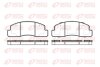 Колодки гальмівні дискові (комплект 4 шт) REMSA 0495.00 (фото 1)