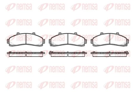FORD колодки гальмівні передні EXPLORER 4.0 V6 93- REMSA 0571.02