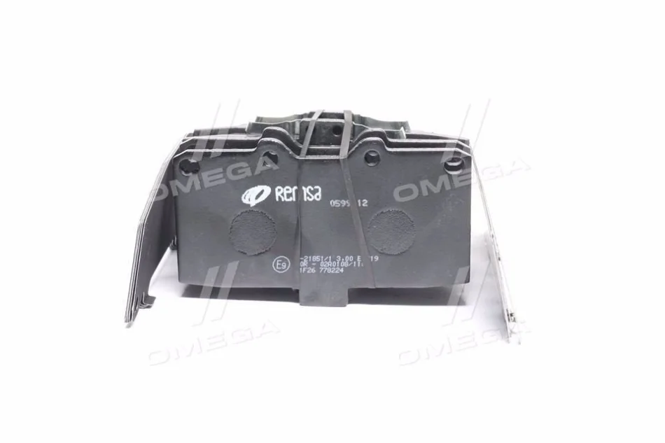 Колодка гальм. диск. SUBARU FORESTER передн. (вир-во) REMSA 0599.12 (фото 1)