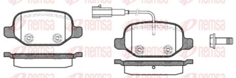 FIAT гальмів.колодки задн.Alfa Romeo Mito 08- REMSA 0727.02