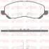 MITSUBISHI гальмівні колодки передн.Galant VI,Lancer 03-,Space Runner,Chrysler REMSA 0804.41 (фото 1)