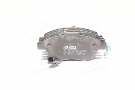 Колодка гальм. диск. FIAT DOBLO (152) (263) (02/10-) передн. (вир-во) REMSA 0859.11