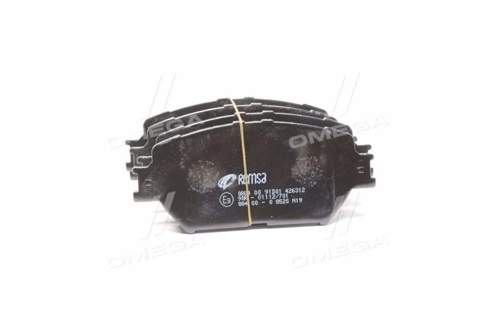 Колодка гальм. диск. TOYOTA CAMRY, передн. (вир-во) REMSA 0884.00 (фото 1)