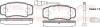 NISSAN Колодки гальмівні задн. CABSTAR 06- REMSA 0961.02 (фото 1)
