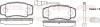 NISSAN Колодки гальмівні задн. CABSTAR 06- REMSA 0961.02 (фото 1)
