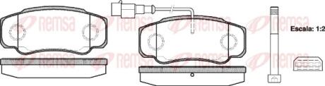 NISSAN Колодки гальмівні задн. CABSTAR 06- REMSA 0961.02