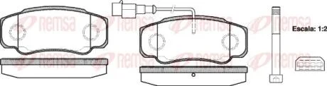 NISSAN Колодки гальмівні задн. CABSTAR 06- REMSA 0961.02