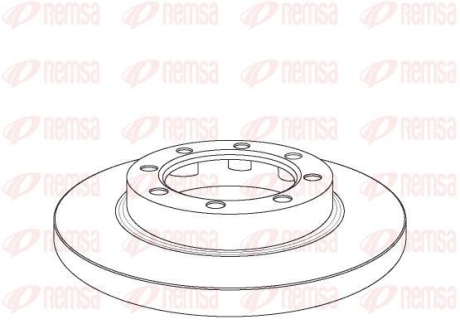 Колодки гальмівні дискові REMSA 1030.10 (фото 1)