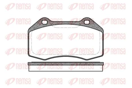 FORD гальмівні колодки передн.Focus,Transit,Tourneo 1,8 /16V 02- REMSA 1113.00