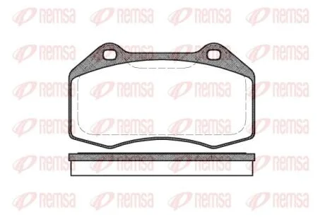 FORD гальмівні колодки передн.Focus,Transit,Tourneo 1,8 /16V 02- REMSA 1113.00