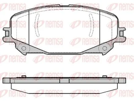 RENAULT Гальмівні колодки передн.Espace V,Grand Scenic IV 15- REMSA 1318.30