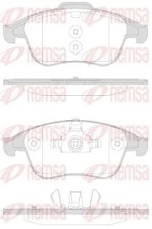 Колодки тормозные дисковые REMSA 1350.30