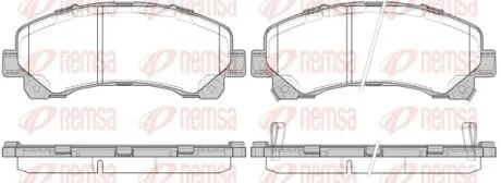 Колодки тормозные дисковые REMSA 1407.00