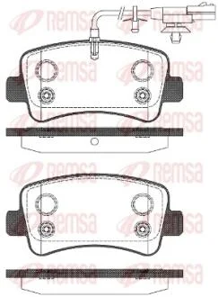 NISSAN гальмівні колодки задн. NV400 (X62, X62B) dCi 100 11-16 REMSA 1439.11