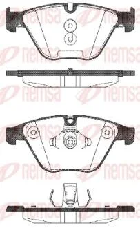 BMW колодки гальм. передн. 5 Touring (F11) 535 i 10-17 REMSA 1496.00
