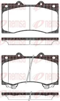 Колодки гальмівні дискові REMSA 1506.02
