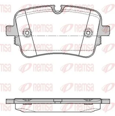 AUDI Кододки гальмівні задн. Q7 15- REMSA 1668.10 (фото 1)