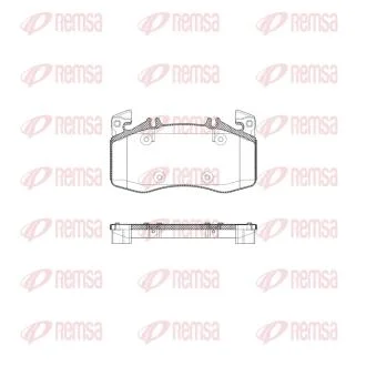 DB Гальм. колодки передн. A-CLASS (W177) AMG A 45 4-matic+ (177.053) 19- REMSA 1908.00