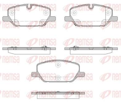 OPEL Гальмівн колодки передн. INSIGNIA B Grand Sport (Z18) 1.5 (68) 17- REMSA 1926.12