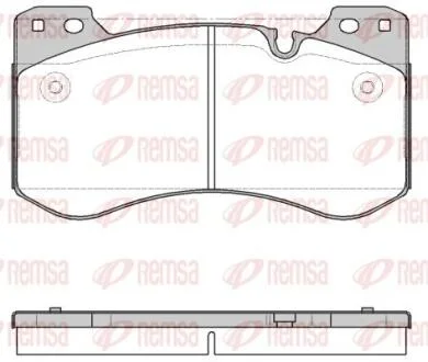 BMW Гальм. колодки передн. 5 (G30, F90) M5 17-23 REMSA 1959.00
