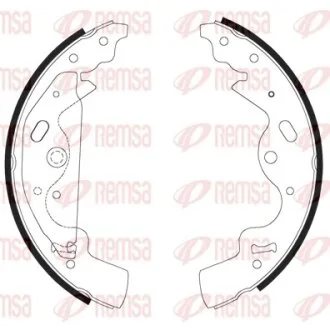 LANDROVER Барабанні колодки FREELANDER 00- REMSA 4181.00