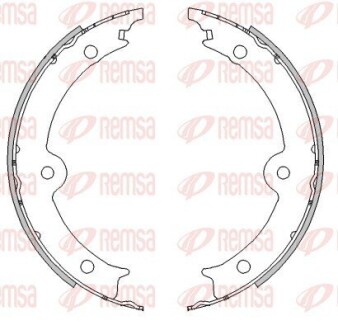 LEXUS Колодки гальмівні барабанні GS (_S19_) 430 05-11, IS III (_E3_) 200t (ASE30) 15- REMSA 4517.00