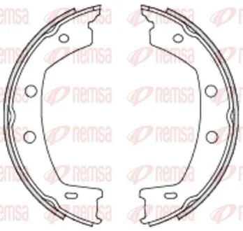 LAND ROVER колодки гальм. задні Freelander 06- REMSA 4755.00