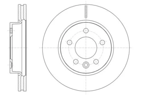 Диск гальм. передн. VW Amarok 10- REMSA 61418.10
